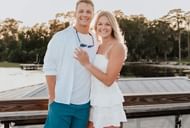 Brock Purdy with his fiancée Jenna Brandt